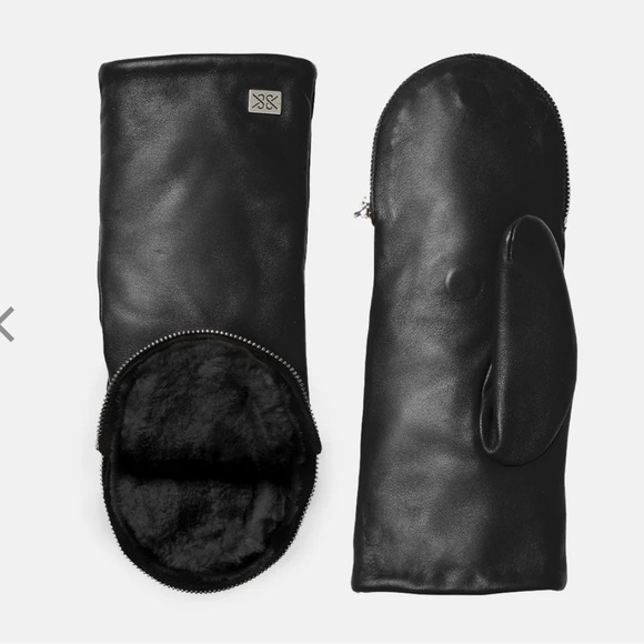 SOIA & KYO BETRICE-N Convertible Mitten in Leather Size S - BNWT! - Picture 1 of 12